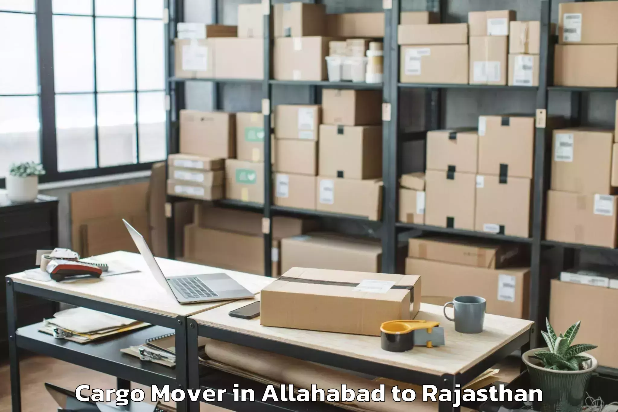 Easy Allahabad to Alwar Cargo Mover Booking